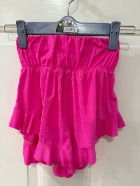 Jo & Jax pink ruffle shorts - youth small